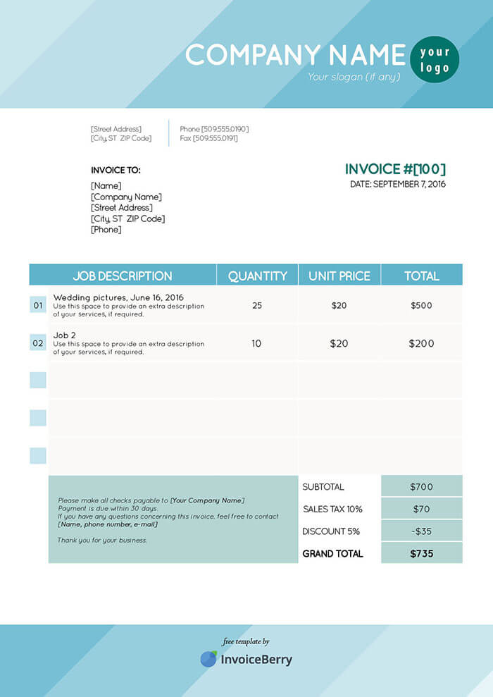 Pest Control Invoice Template (6)